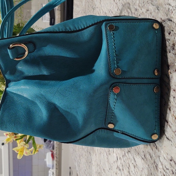 Purse med/large blue/teal - Picture 4 of 12